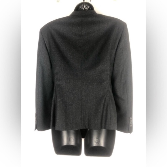 AUSTIN REED Pure Virgin Wool Gray Blazer Jacket Women's Size 4 - Picture 5 of 10